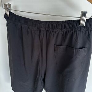 Quince Black Drawstring Elastic Waist Shorts